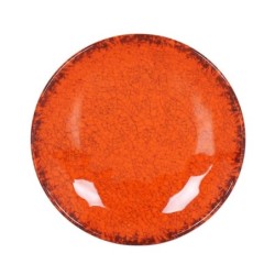#-96- Plato Pan Naranja Guayaba Ø15.5X2.5Cm