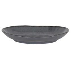 #-36-Bandeja Oval Gris Guayaba 28X21X4Cm