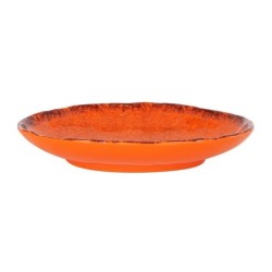 #-48-Bandeja Oval Naranja Guayaba 22,5X16.5X4Cm