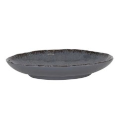 #-48-Bandeja Oval Gris Guayaba 22,5X16.5X4Cm