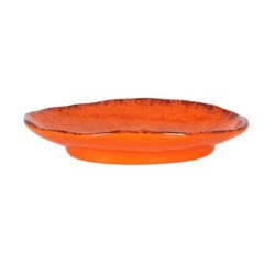 #-72- Bandeja Oval Naranja Guayaba 20X14X3Cm