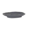 #-72- Bandeja Oval Gris Guayaba 20X14X3Cm
