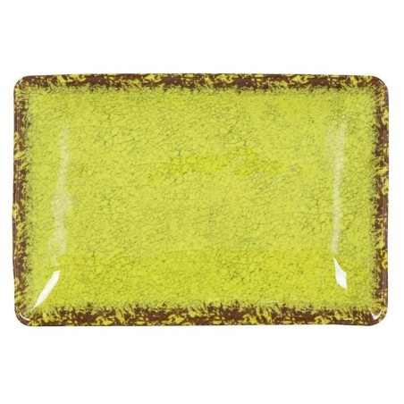 #-24- Bandeja Rect. Pistacho Guayaba 30X21X3.5Cm