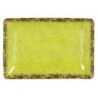 #-24- Bandeja Rect. Pistacho Guayaba 30X21X3.5Cm