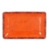 #-48- Bandeja Rect. Naranja Guayaba 21.5X13.5.X3