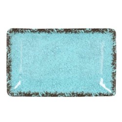 #-48- Bandeja Rect. Azul Guayaba21.5X13.5.X3Cm