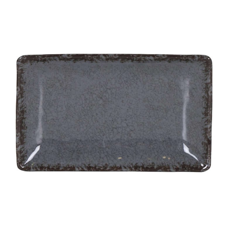 #-48- Bandeja Rect. Gris Guayaba21.5X13.5.X3Cm
