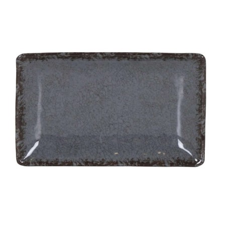 #-48- Bandeja Rect. Gris Guayaba21.5X13.5.X3Cm