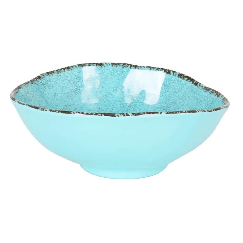 #-24- Ensaladera Azul Guayaba 24X20.X9,5Cm