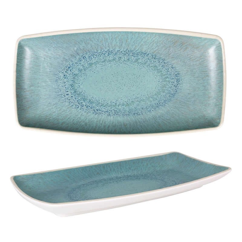 #-36- Bandeja Rect.Axarquia Celeste 33X17X3Cm