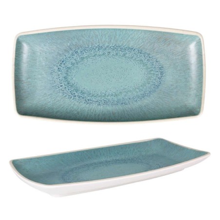 #-36- Bandeja Rect.Axarquia Celeste 33X17X3Cm