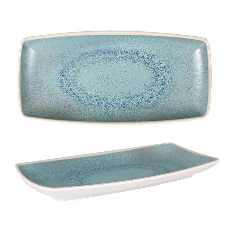 #-48- Bandeja Rect.Axarquia Celeste 29.5X14.5X3Cm