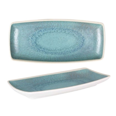 #-96- Bandeja Rect.Axarquia Celeste 24X11X2,5Cm