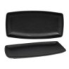 # -96- Bandeja Rect.Axarquia Negro 24X11X2.5Cm