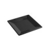 Plato Postre Ming Negro 20.5X20.5X2.4Cm