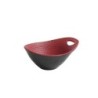 Bowl "Perpignan" 12X10X6Cm Negro-Rojo 14Cl