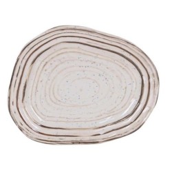 #&-48-Bandeja Rectangular Antigo Tivoli 24X19X2.5