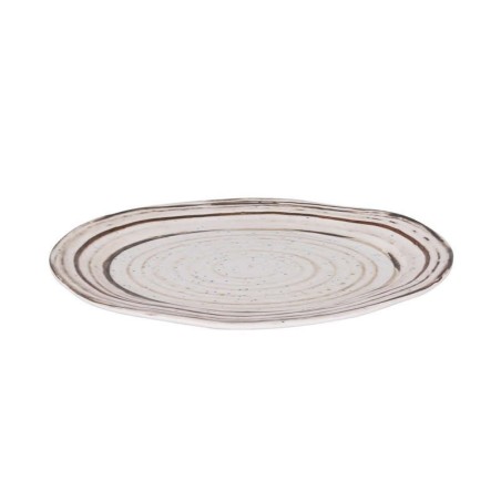 #& -36-Bandeja Oval Antigo Tivoli 31X23.5X2.5Cm