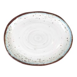 #-24- Fuente Oval Messina  27.5X22X1.5Cm