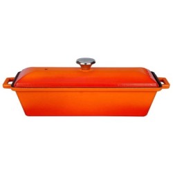 Tarrina Rectangular 29X11Cm 105Cl Naranja
