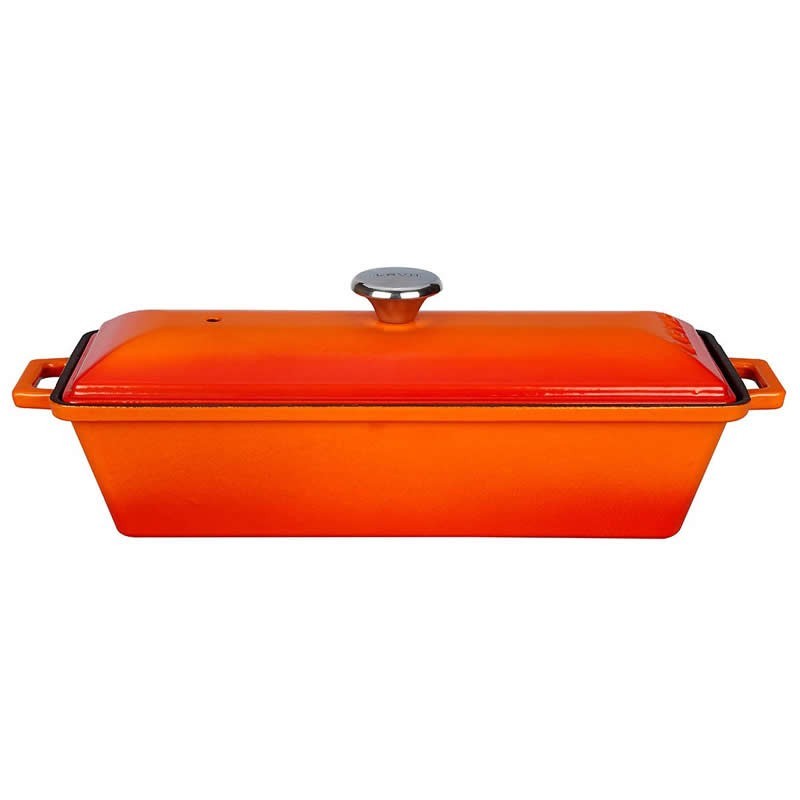 Tarrina Rectangular 29X11Cm 105Cl Naranja