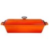 Tarrina Rectangular 29X11Cm 105Cl Naranja