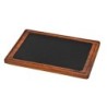 Bandeja Rect. 35X25Cm C/ Soporte De Iroko