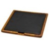 Bandeja Cuadrada 30X30Cm C/ Soporte De Iroko