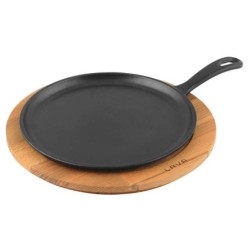 Sarten Redonda 20Cm 20Cl C/ Soporte De Haya