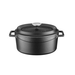 Cazuela Oval Con Tapa 12X9Cm 36Cl