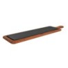 Bandeja Rect. C/Asa Y C/Sop. Iroko 60X15Cm
