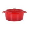 Cazuela Redonda Roja Con Tapa 32Cm 986Cl