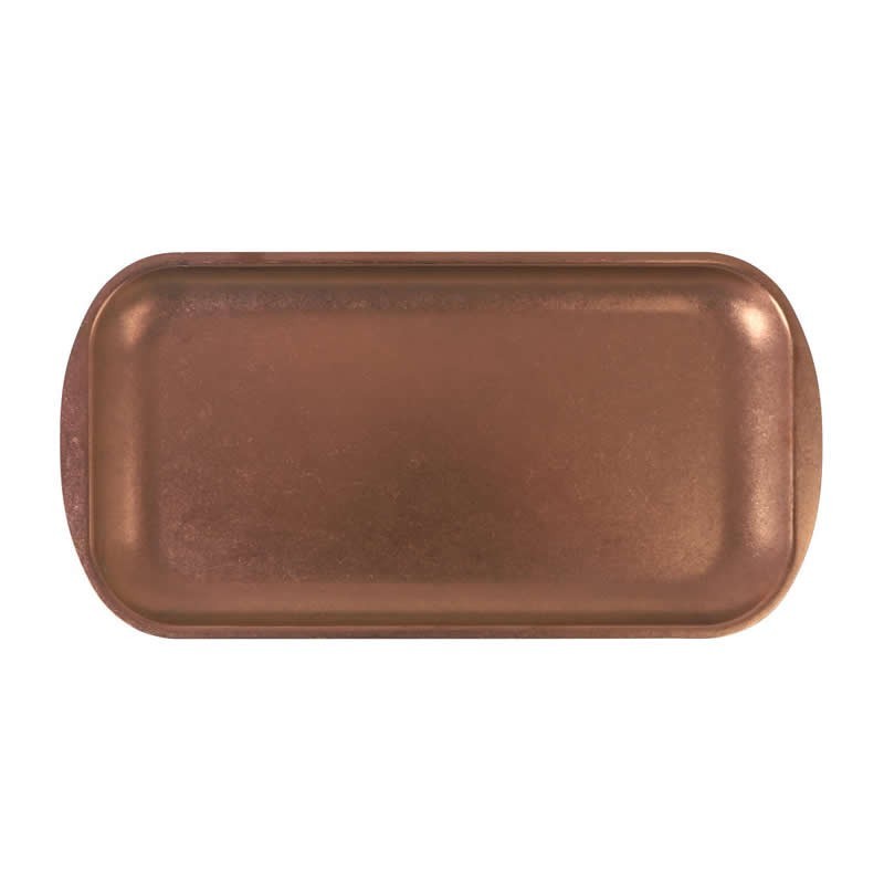 #-48-Bandeja Cobre Viejo Inox Vintage33.5X17X1.5C