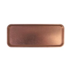 #-48- Bandeja Cobre Viejo Inox Vintage32X13X1.2Cm