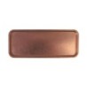 #-48- Bandeja Cobre Viejo Inox Vintage32X13X1.2Cm