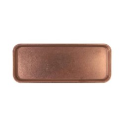 #-48- Bandeja Cobre Viejo Inox Vintage30X12X1.2Cm