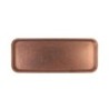 #-48- Bandeja Cobre Viejo Inox Vintage30X12X1.2Cm