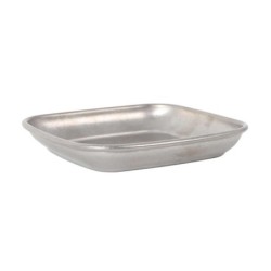 #-288- Bowl Plata Vieja Inox Vintage 9X9X1.5Cm