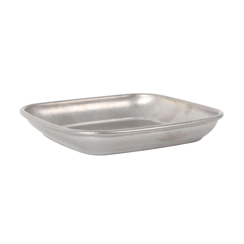 #-288- Bowl Plata Vieja Inox Vintage 9X9X1.5Cm