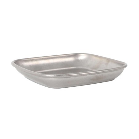 #-288- Bowl Plata Vieja Inox Vintage 9X9X1.5Cm