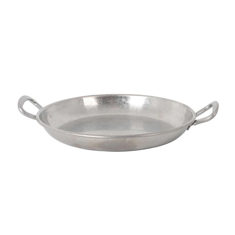 #-72- Cazuelita Plata Vieja Inox Vintageø17X2.5Cm