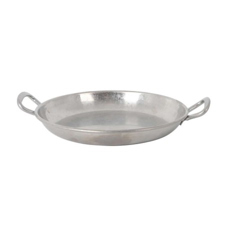 #-72- Cazuelita Plata Vieja Inox Vintageø17X2.5Cm