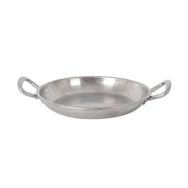 #-96- Cazuelita Plata Vieja Inox Vintage Ø14X2Cm