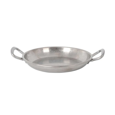 #-96- Cazuelita Plata Vieja Inox Vintage Ø14X2Cm