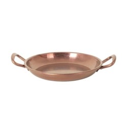 #-96- Cazuelita Cobre Viejo Inox Vintage Ø14X2Cm