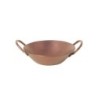 #-288-Cazuelita Cobre Viejo Inox Vintageø7.5X2Cm