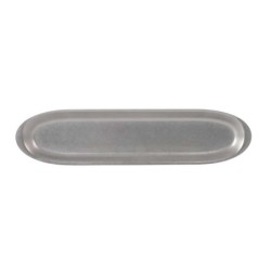 #-72- Bandeja Plata Vieja Inox 33X8Cm