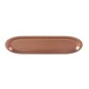 #-72- Bandeja Cobre Viejo Inox 33X8Cm