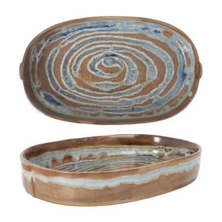 #-8- Fuente Oval Dariya 31X18X4.5Cm