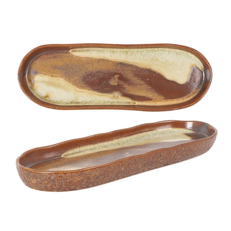 #-48- Bandeja Oval Dariya 26X8.5X2.5Cm